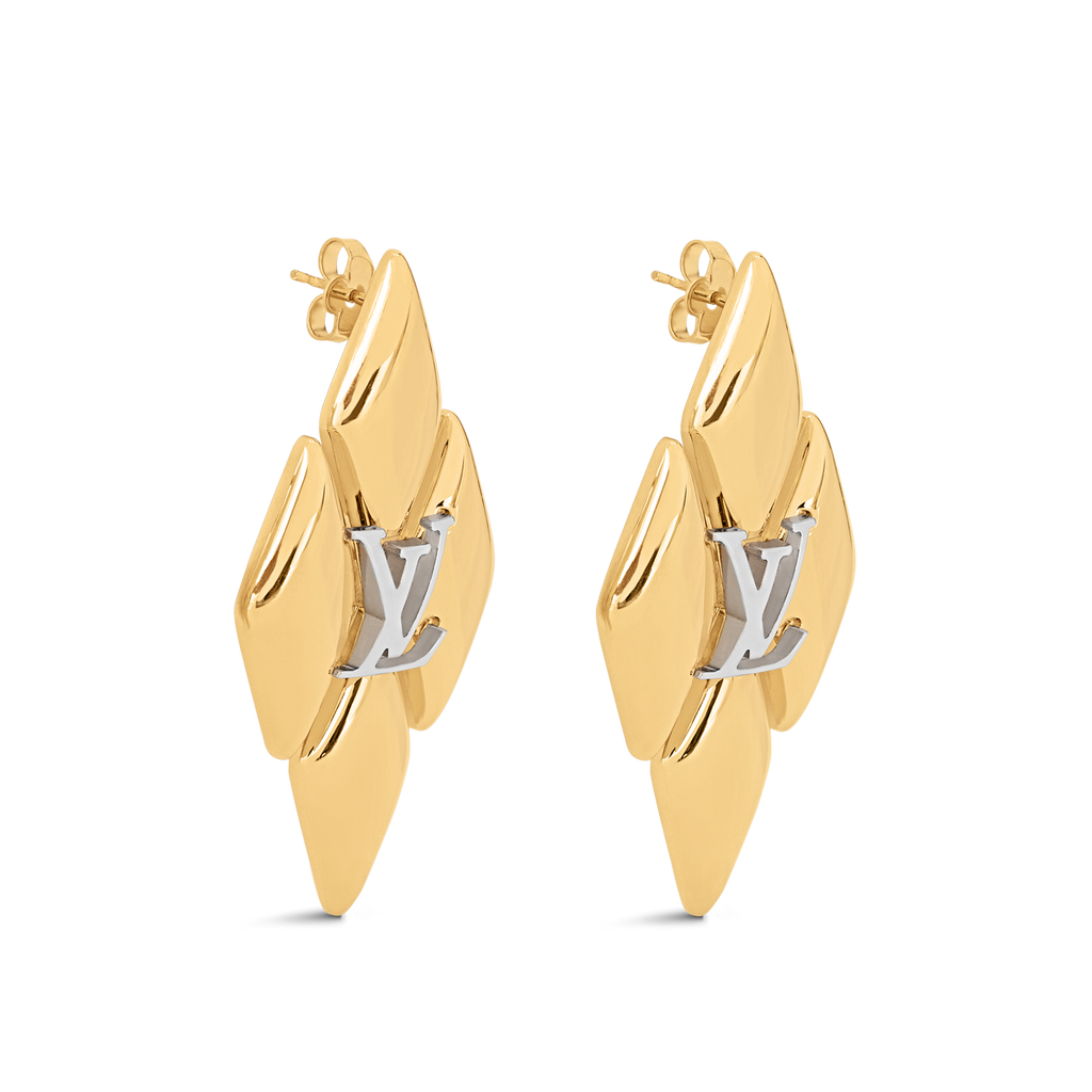 18k Louis Vuitton GO-14 Earrings