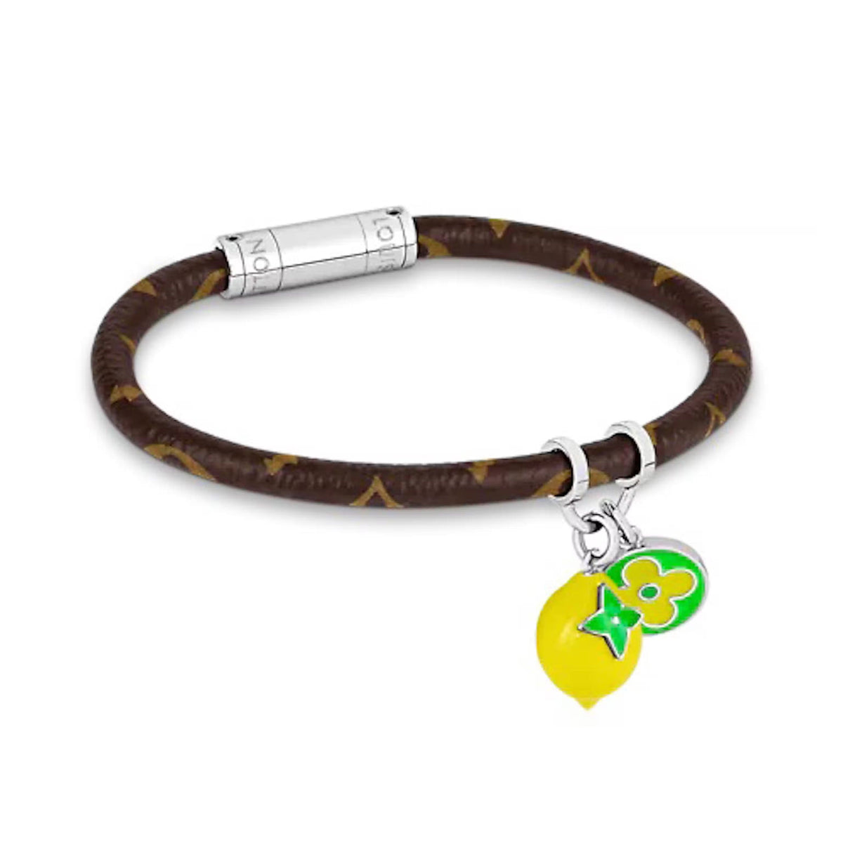 18K Louis Vuitton Hang It Fruits Lemon Bracelet