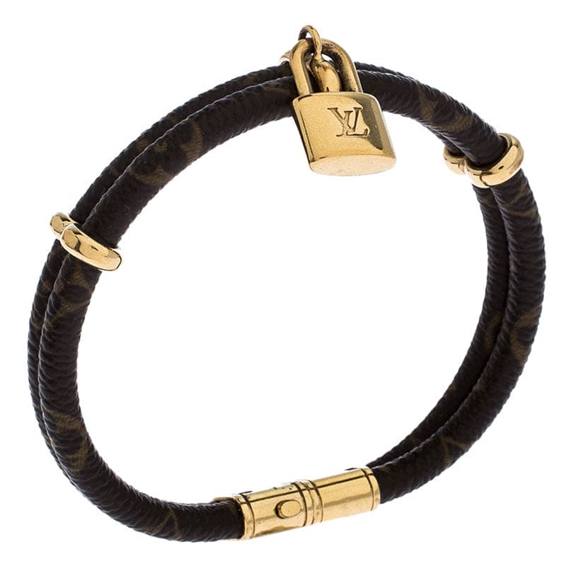 18K Louis Vuitton Keep It Twice Monogram Bracelet