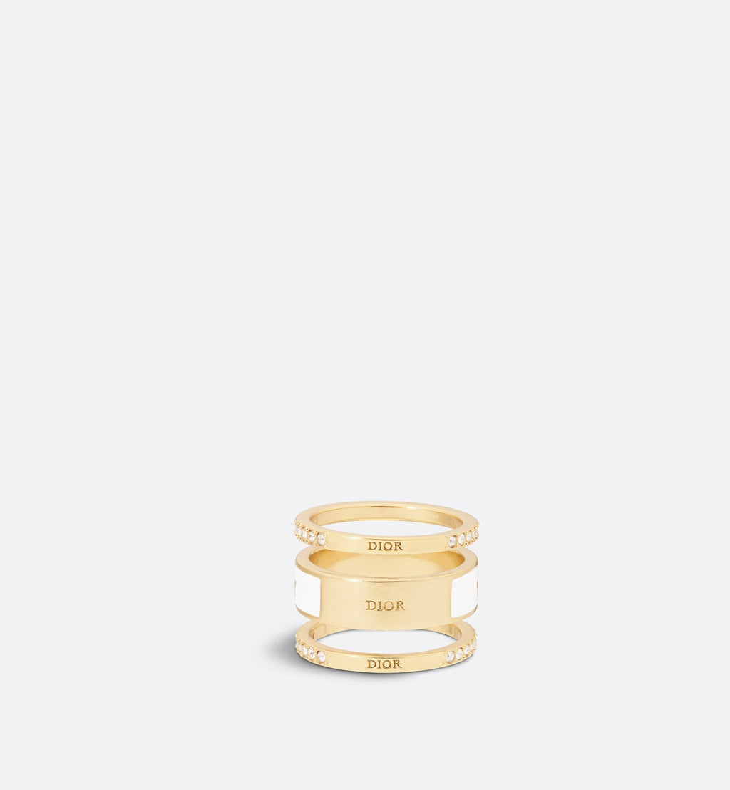 18K Dior Code Ring Set