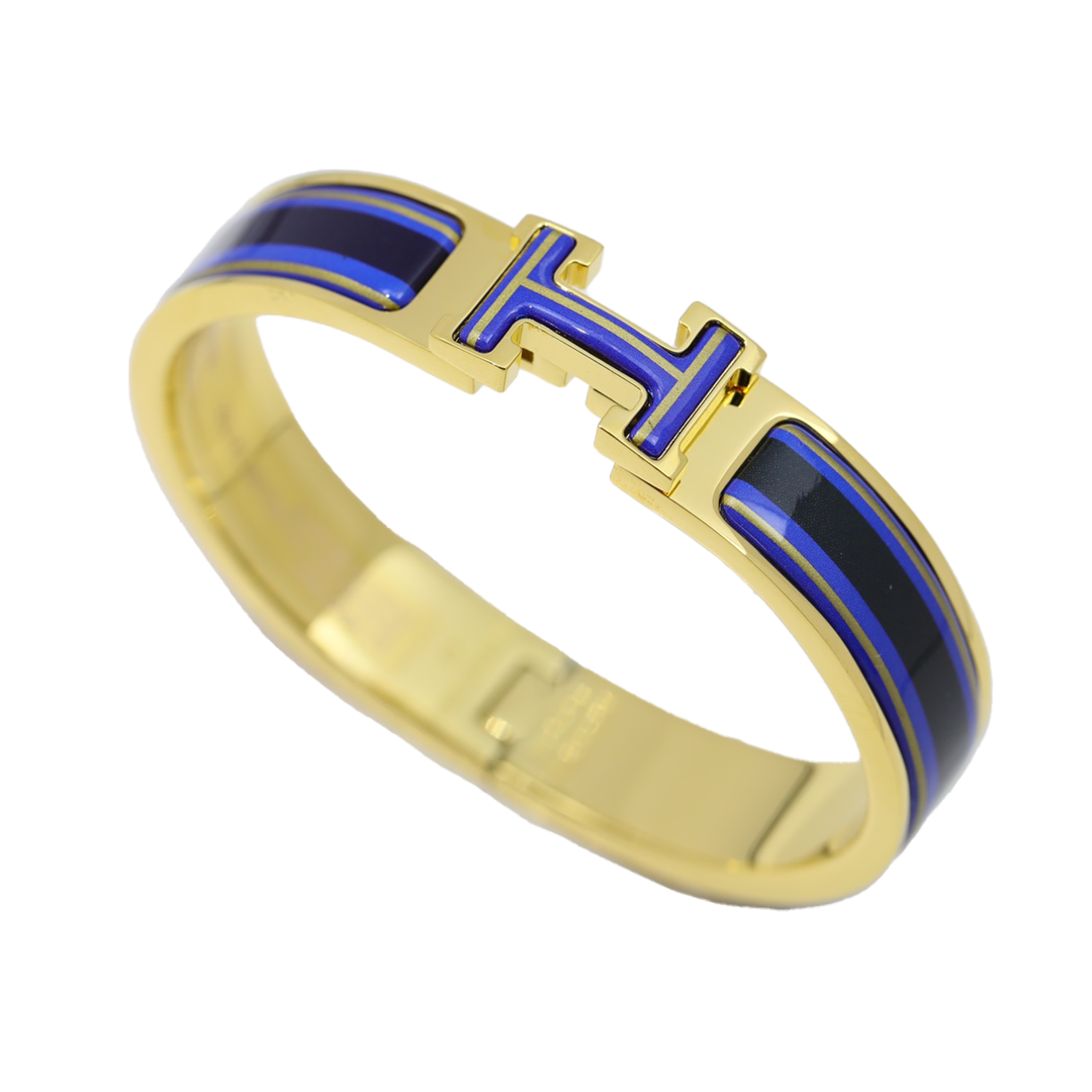 18K Clic Hermes Purple Bracelet