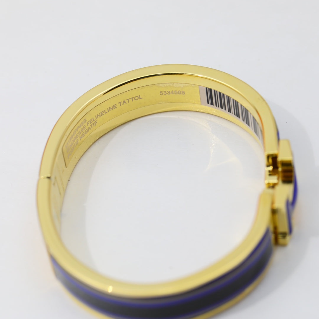 18K Clic Hermes Purple Bracelet