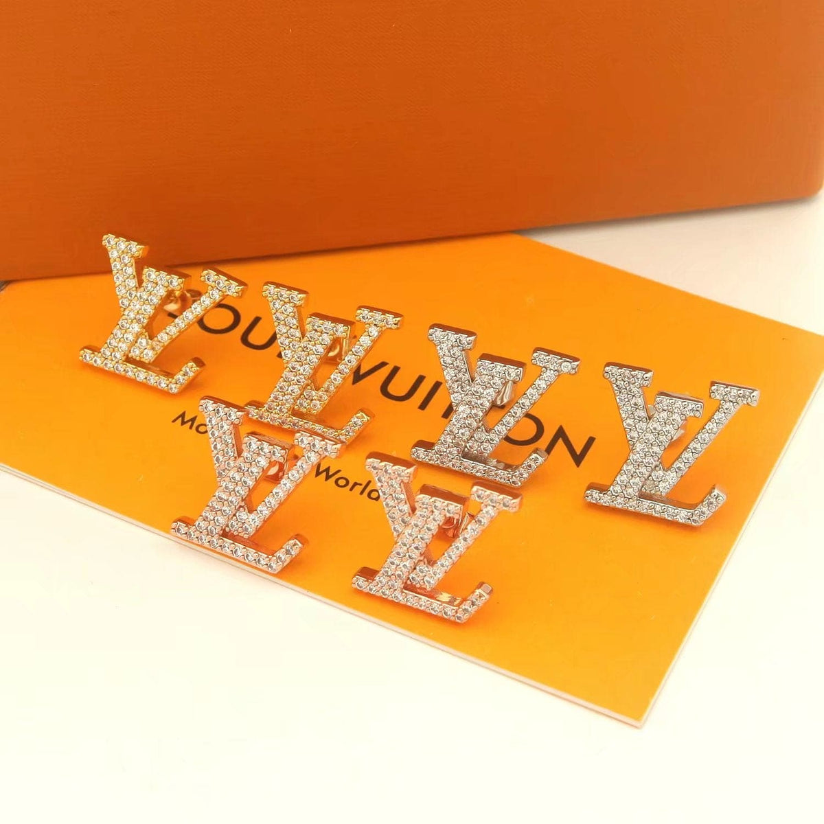 18K Louis Vuitton Iconic Diamonds Earrings