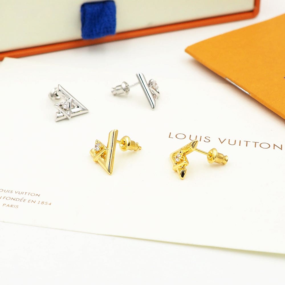18K Louis Vuitton Volt One Earrings