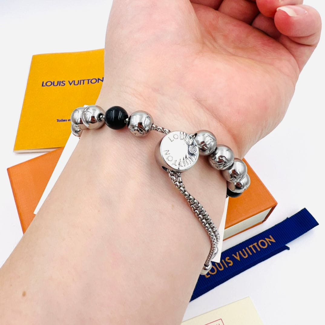 18K Louis Vuitton Monogram Beads Bracelet