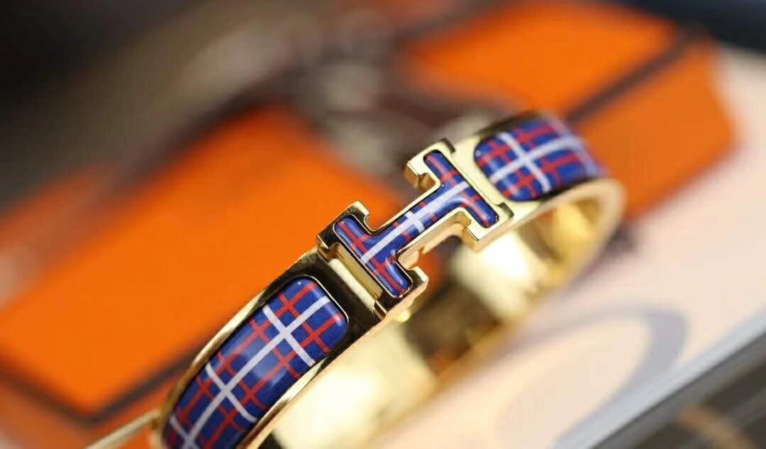 18K Clic Hermes Purple Bracelet