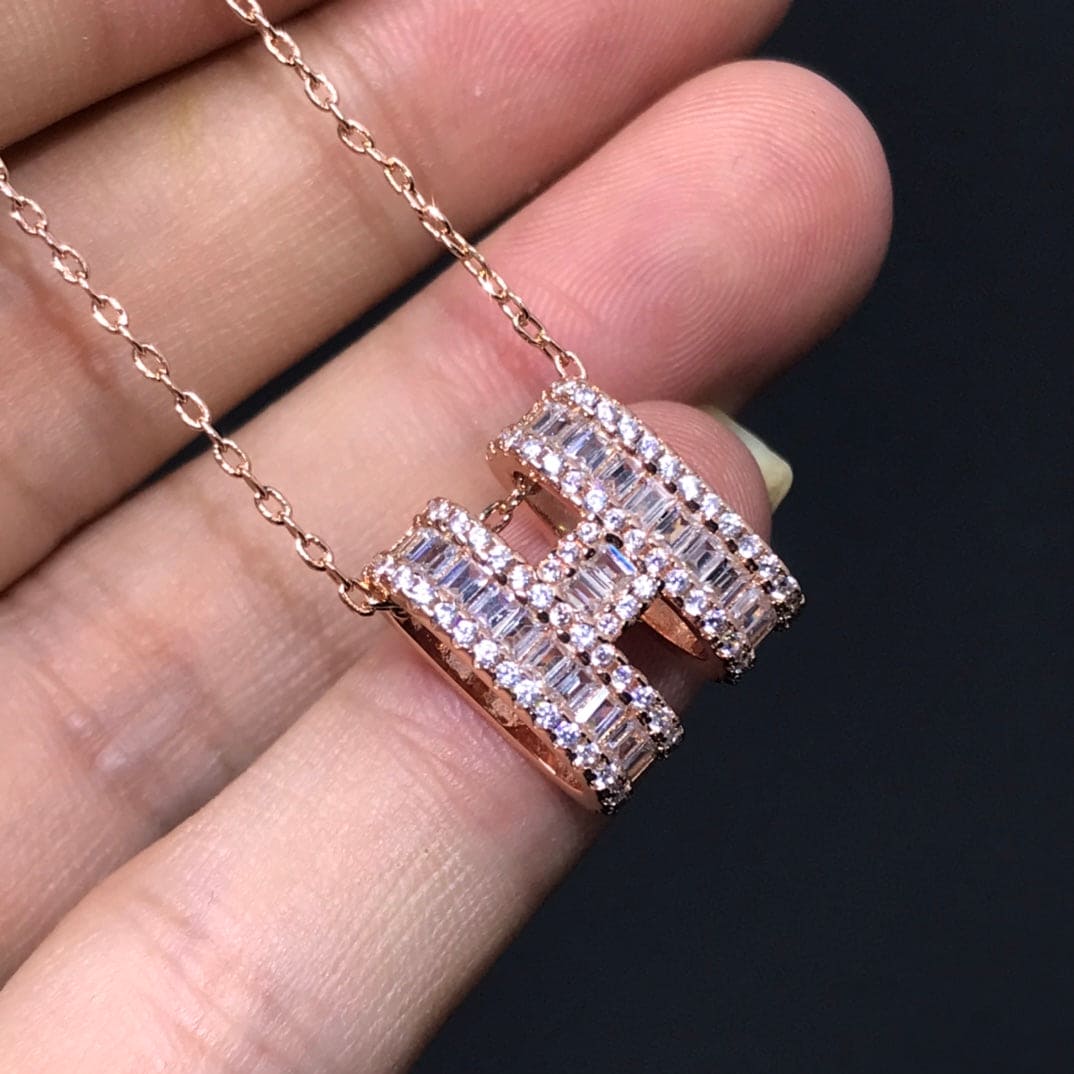 18K Hermes Diamonds Necklace