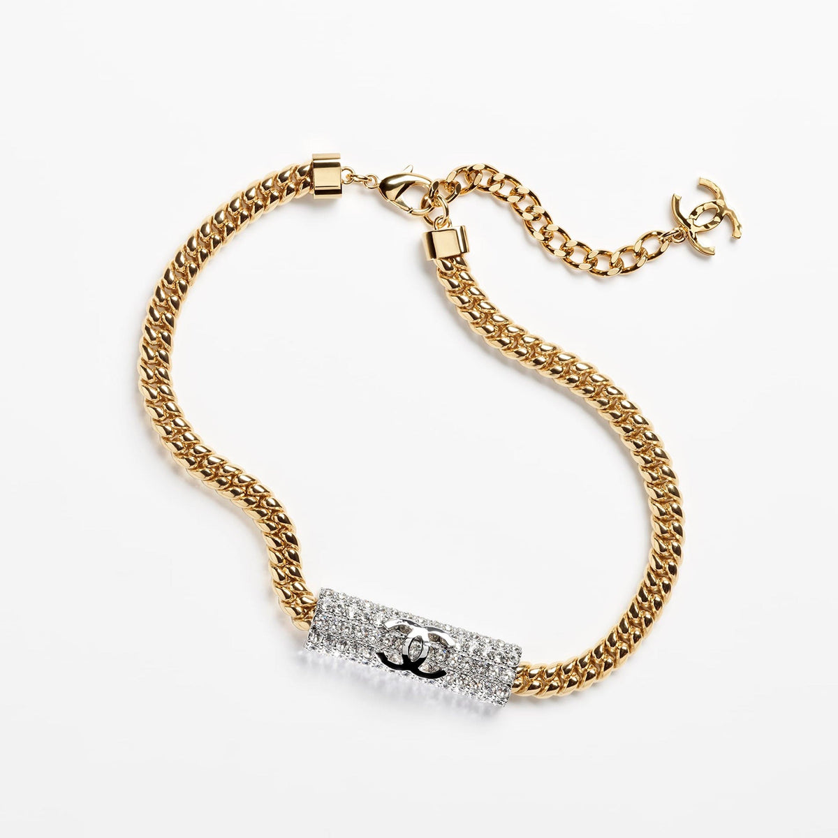 18K  Chanel Diamonds Chain Necklace