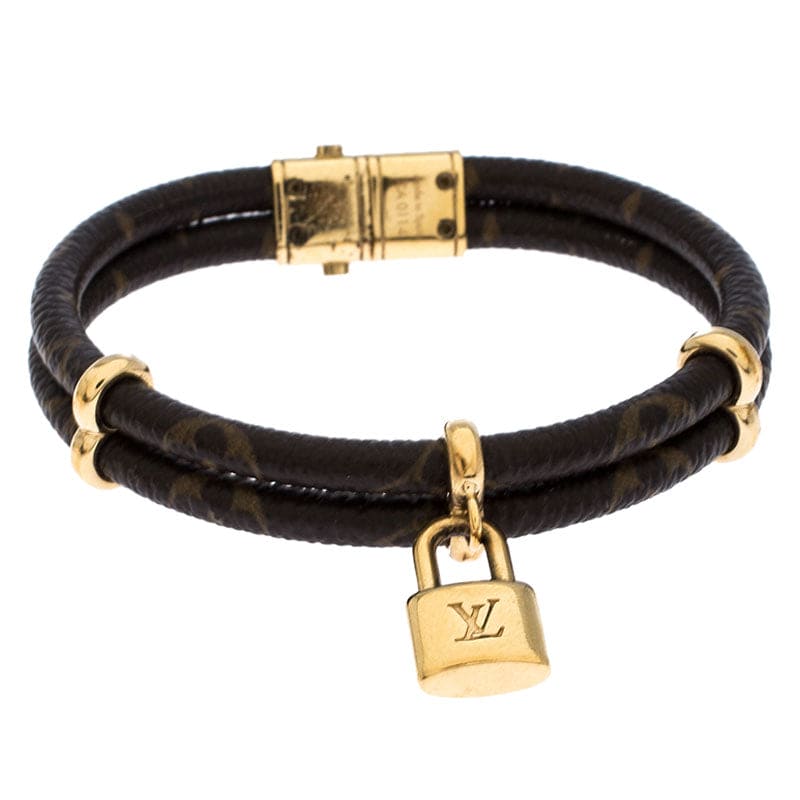 18K Louis Vuitton Keep It Twice Monogram Bracelet
