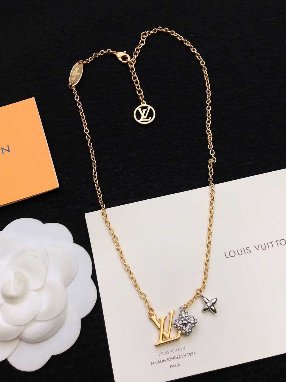 18K Louis Vuitton Gram Necklace
