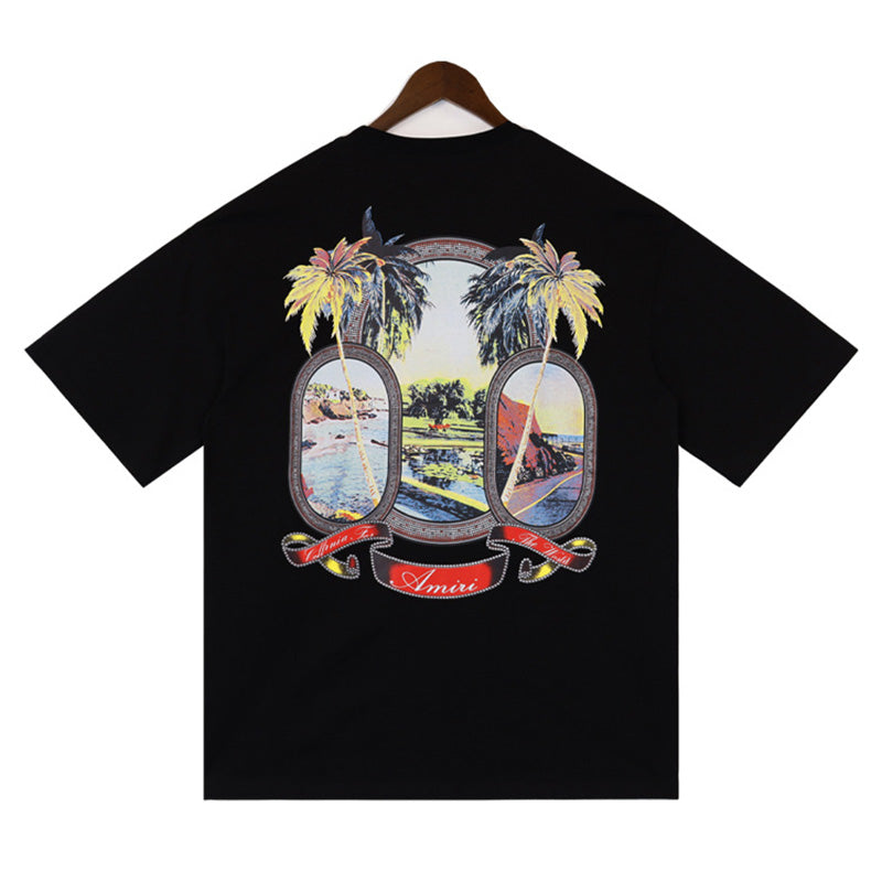 AMIRI MA Paradise Logo-Print Cotton-Jersey T-Shirts