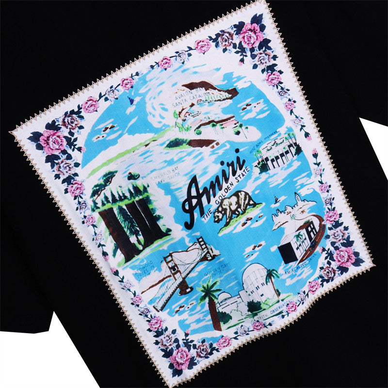 AMIRI Eden Rock Logo-Print Cotton-Jersey T-Shirts