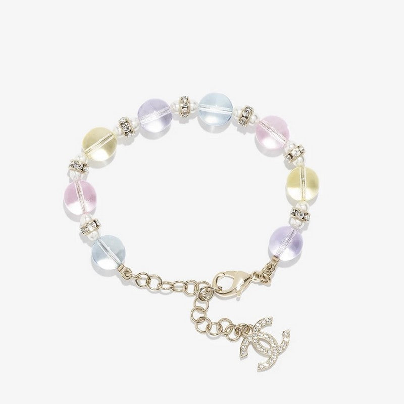 18K  Chanel 26C Color Crystal Bracelet