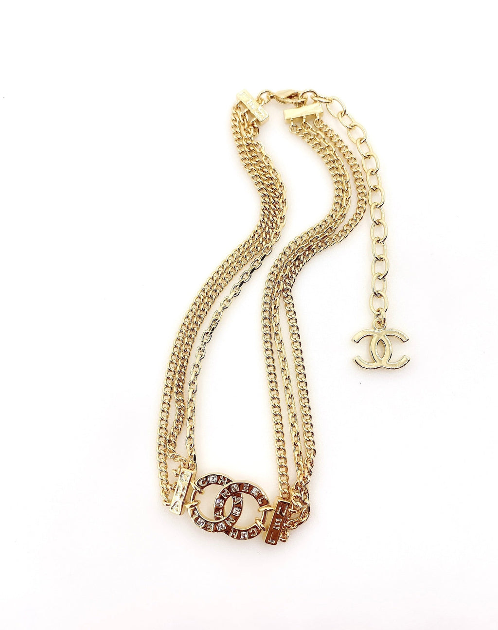 18K  Chanel Chain Choker Necklace