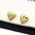 18K Louis Vuitton Heart Earrings