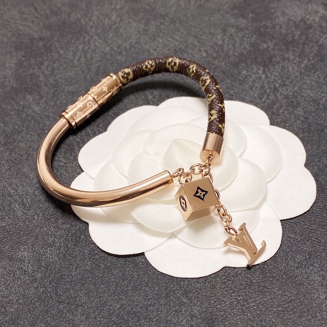 18K Louis Vuitton Dice Bracelet