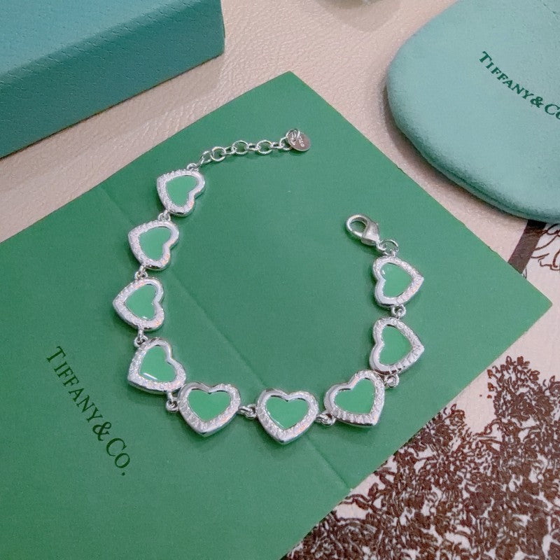 18K Return to Tiffany Blue Heart Tag Bracelet