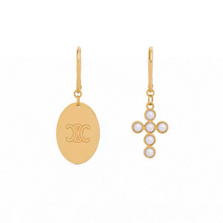 18K Celine Pearl Earrings