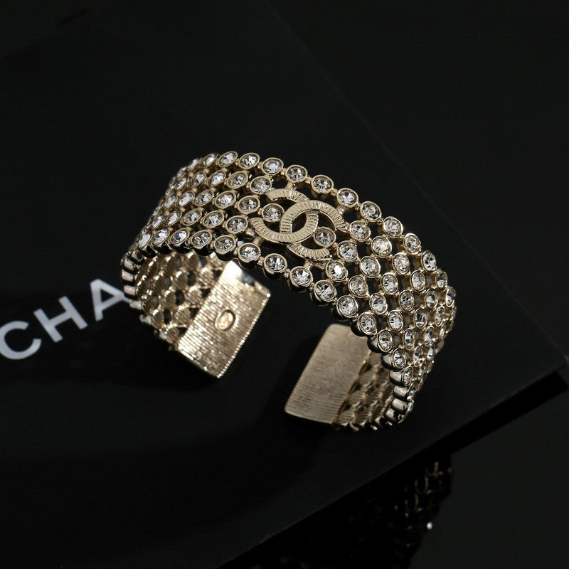 18K  Chanel Diamond Cuff Bracelet