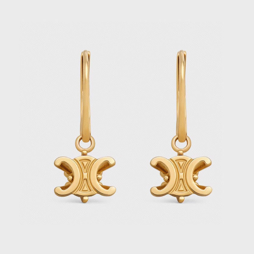 18K Celine Solitaire Earrings