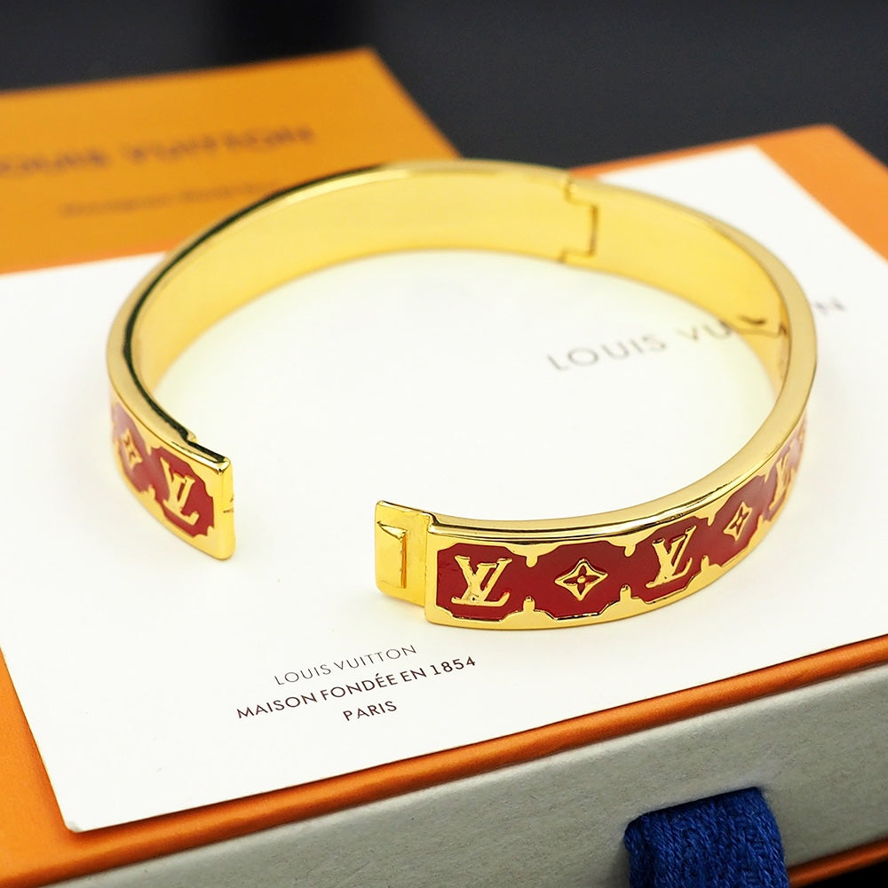 18K Louis Vuitton Color Monogram Bracelet