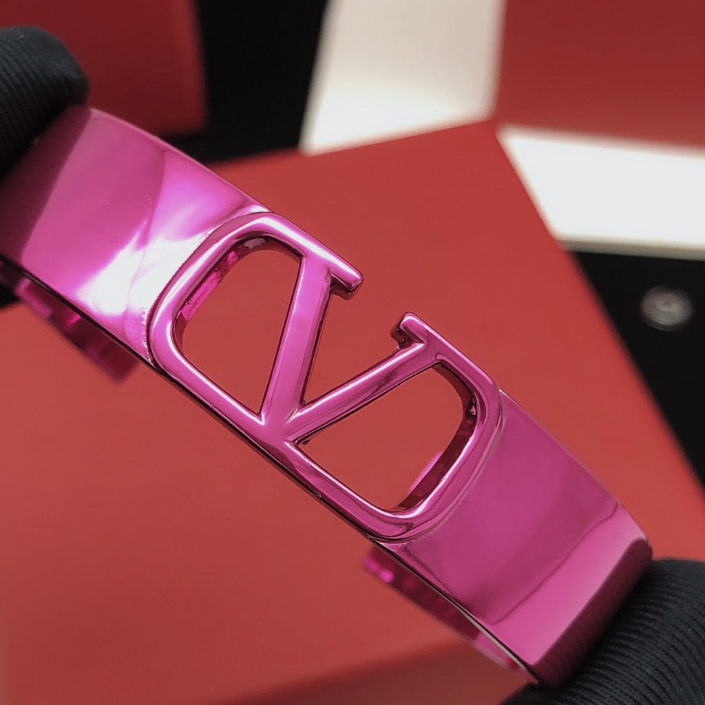 18K Valentino Pink Cuff Bracelet