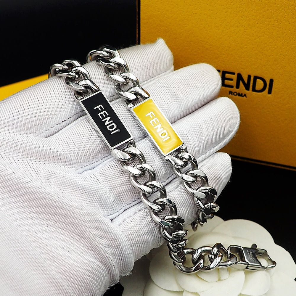 18K Fendi Chain Bracelet