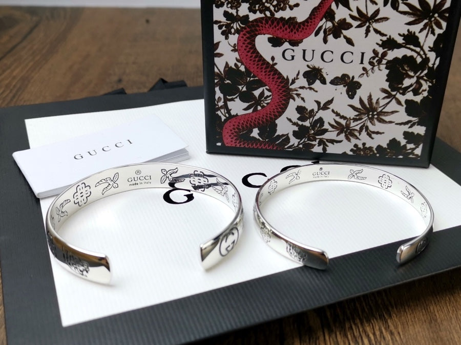 Double Gucci Blind For Love Bracelet