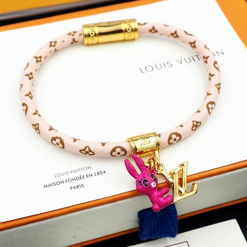 18K Louis Vuitton Animogram Bracelet