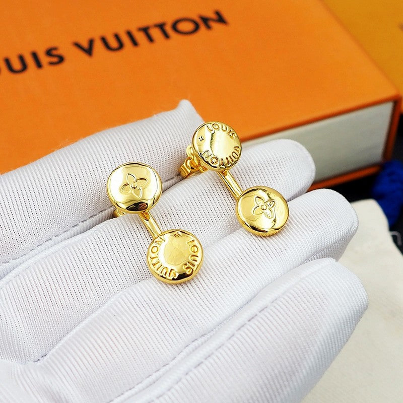 18K Louis Vuitton Studs Earrings