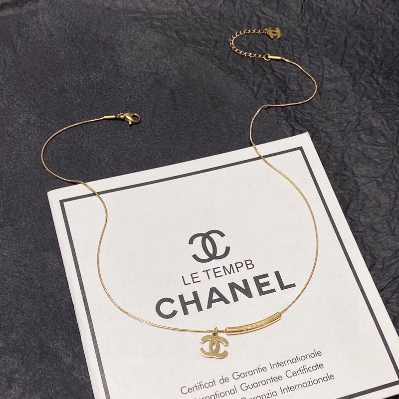 18K  Chanel Gold Necklace