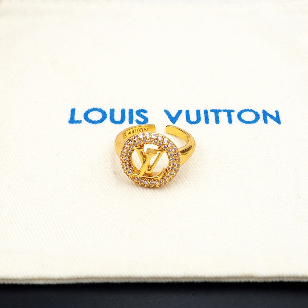 18K Louis Vuitton Louise Tresor Rings