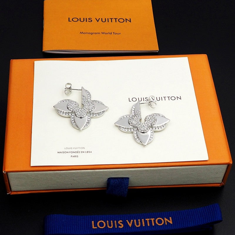 18K Louis Vuitton Medaillon Earrings